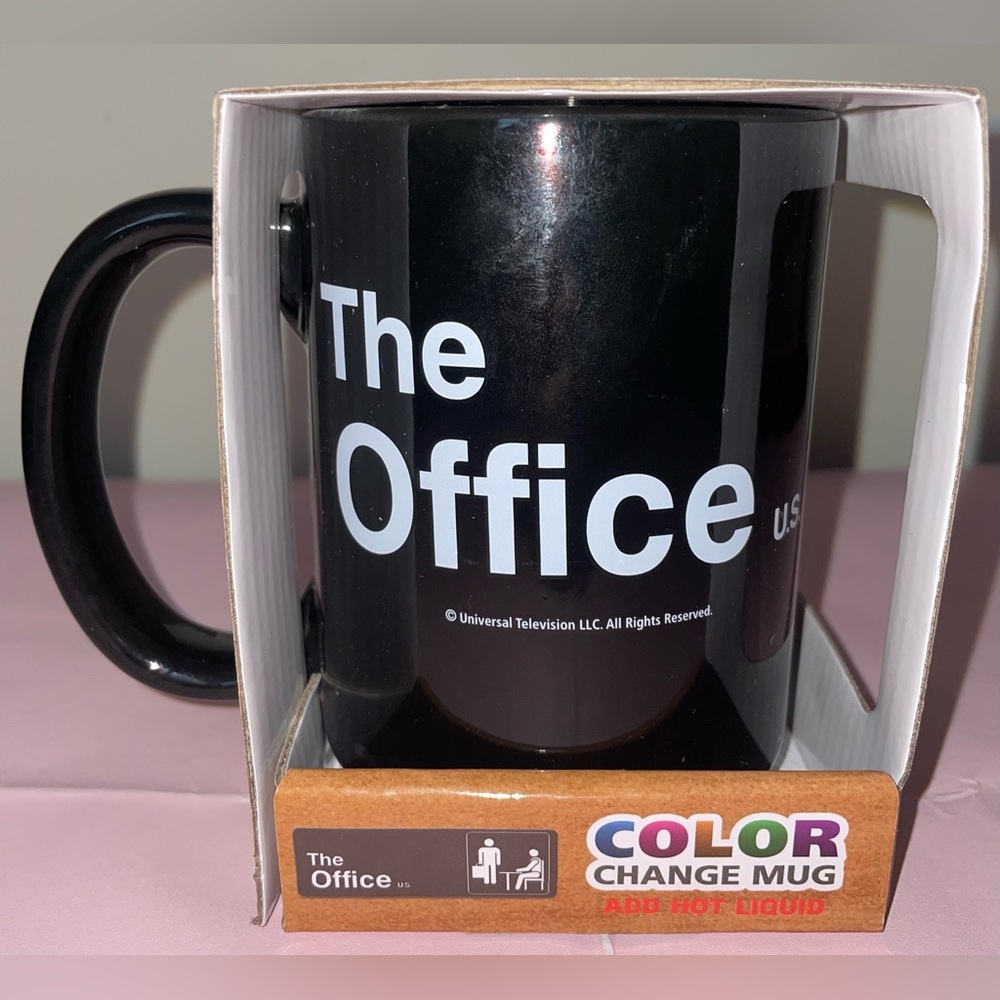 The Office Color Change Mug Stapler in Jello Dwight & Jim Prank 15oz Black ZAK!